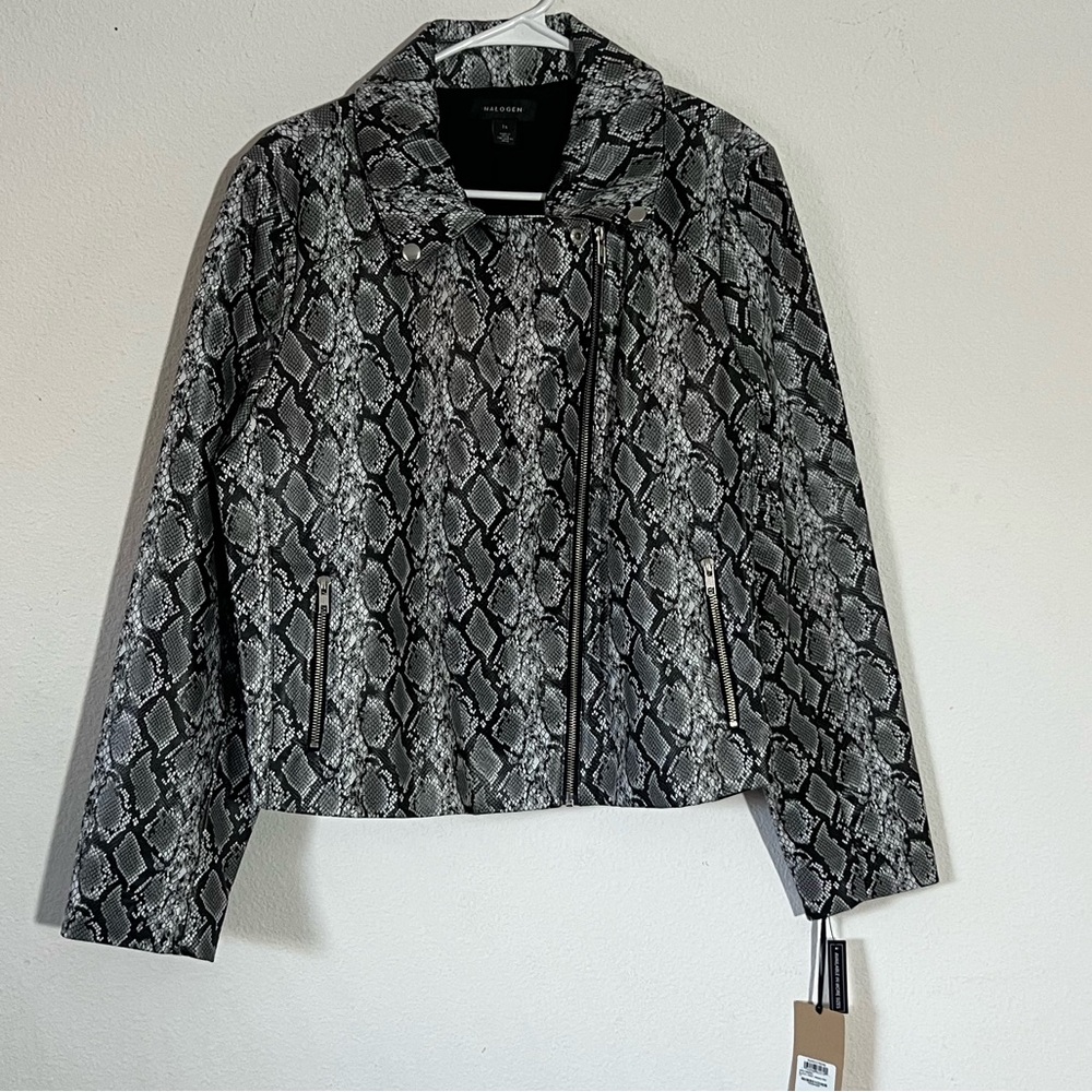 Halogen Snakeskin Jacket - Picture 6 of 13